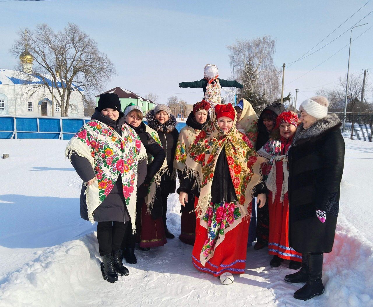 Фольклорные масленичные посиделки.