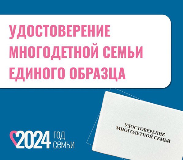 Выдача удостоверений многодетной семьи единого образца. Выдача удостоверений многодетной семьи единого образца.