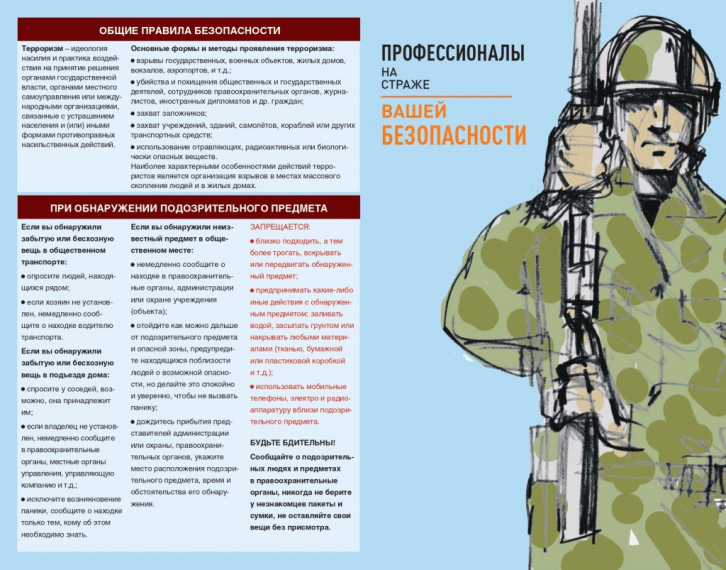 Памятка по правилам поведения при опасности возникновения террористического акта. Памятка по правилам поведения при опасности возникновения террористического акта.
